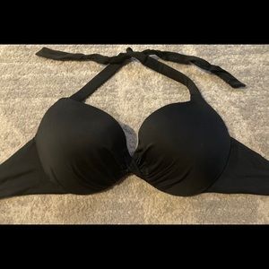 Victoria’s Secret Push Up Bikini Top 34DD Black